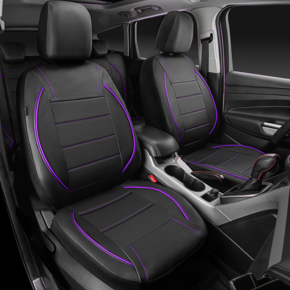 CAR PASS rear seat full set installed demonstrating complete coverage