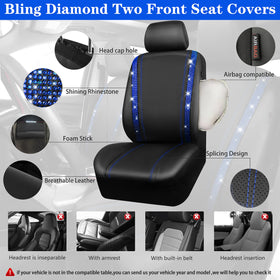 CAR PASS rear seat cover full view showing coordinated sparkle and protection