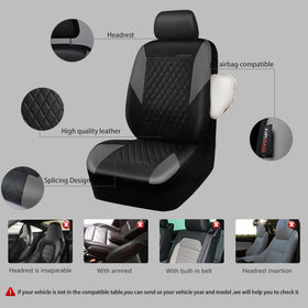 CAR PASS rear seat installed view showing full coverage and fit