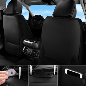 CAR PASS rear seat installed demonstrating full coverage and anti-slip security