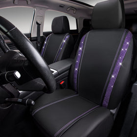 CAR PASS rhinestone close-up highlighting sparkle and durable finish