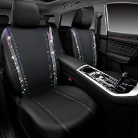 CAR PASS rhinestone closeup highlighting secure crystals and sparkle