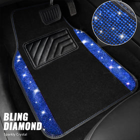 CAR PASS rhinestone closeup highlighting glitter detail and decorative appeal