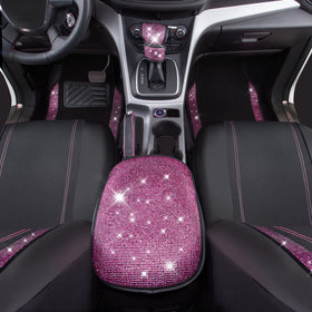 CAR PASS rhinestone gear shift cover highlighting decorative detail and tactile grip