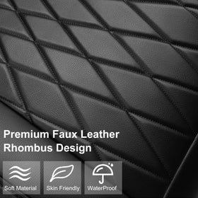 CAR PASS rhombic grain close-up highlighting premium texture and style
