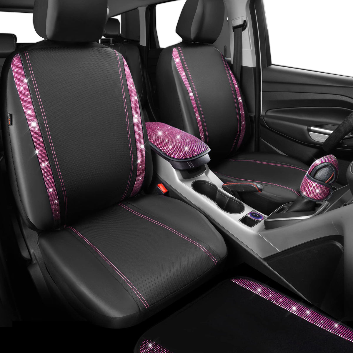 CAR PASS ring emblem stickers shown separately adding finishing accent to interior
