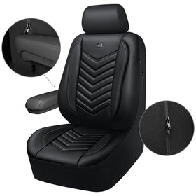 CAR PASS scale comparison with seat showing universal fit coverage