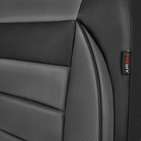 CAR PASS seat beside ruler for scale showing fit and coverage comparison