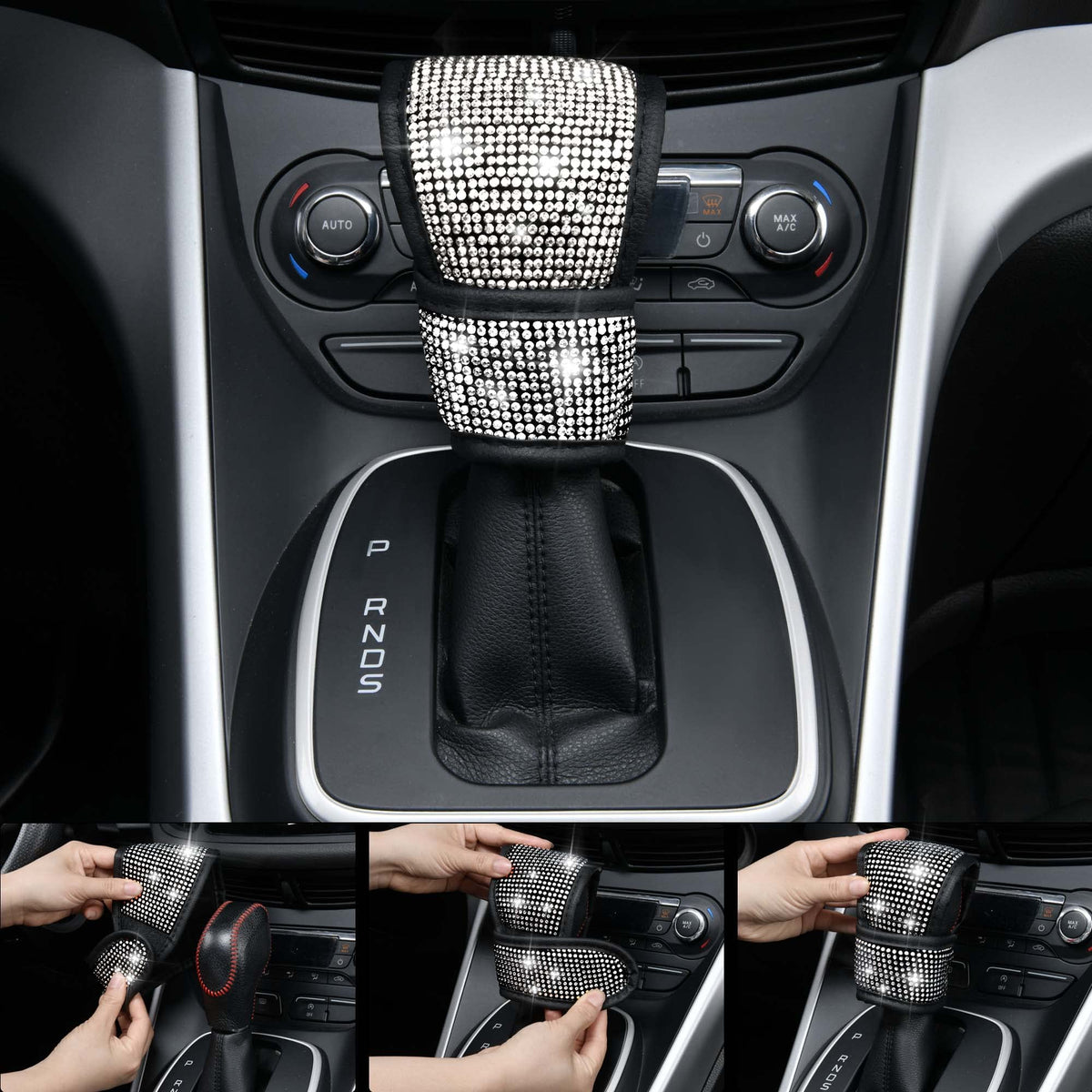 CAR PASS seat back hooks and phone holder installed for organized convenience