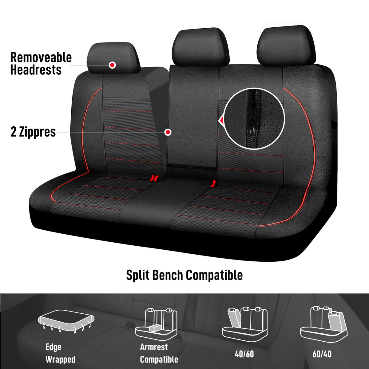 CAR PASS installed cover across rear bench demonstrating tidy interior refresh
