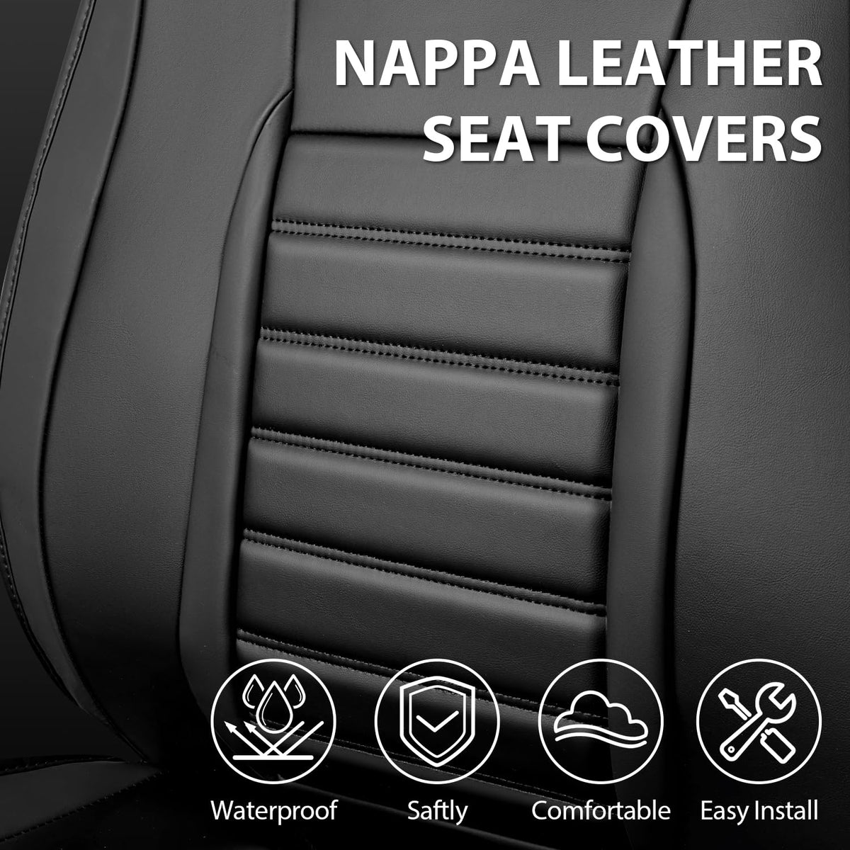 CAR PASS zipper detail showing airbag compatibility and safety access