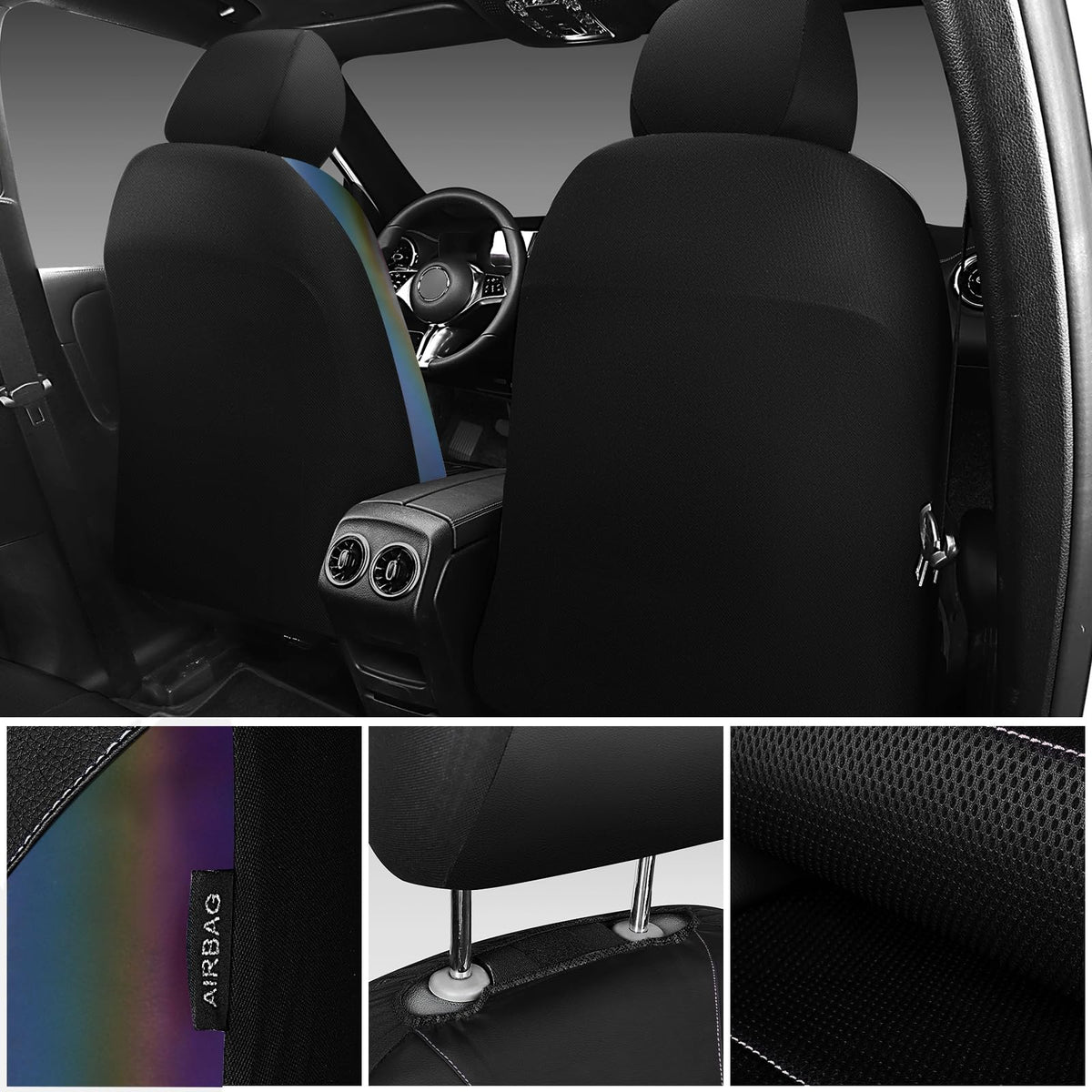 CAR PASS side profile on truck seat illustrating tailored fit and protection