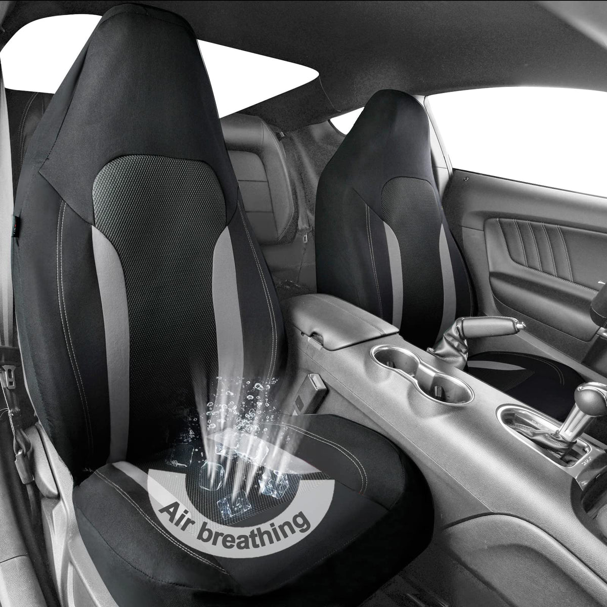 CAR PASS close-up of 3D air mesh texture showing breathability benefit