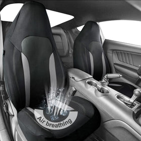 CAR PASS close-up of 3D air mesh texture showing breathability benefit