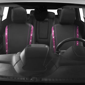 CAR PASS underside fastening straps securing cover under seat for snug fit