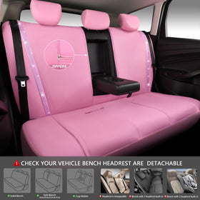 CAR PASS waterproof faux leather demo showing spill resistance benefit