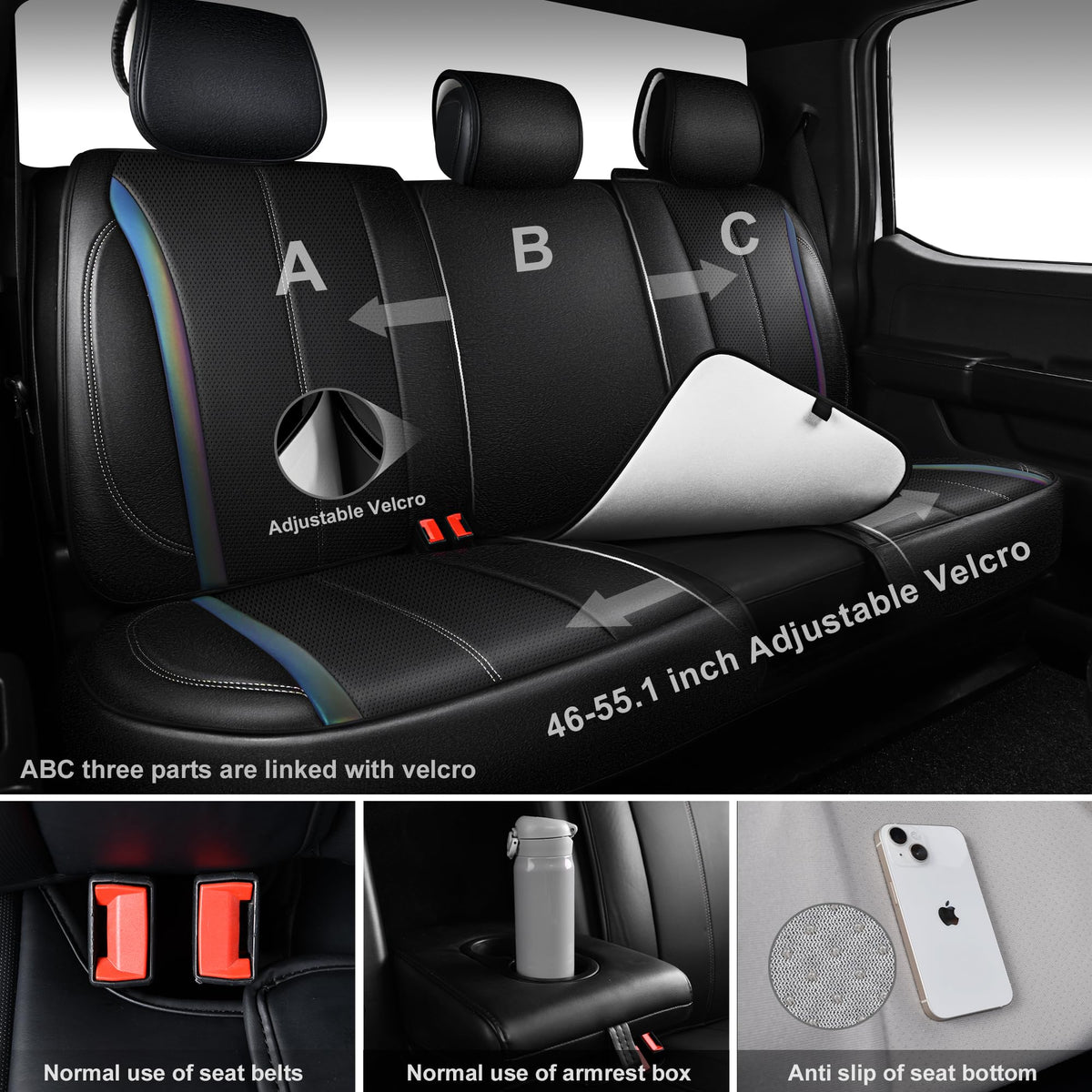CAR PASS thick foam cross-section illustrating added comfort support