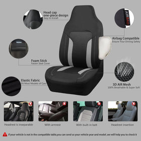CAR PASS detail of airbag seam area showing compatibility and safety access
