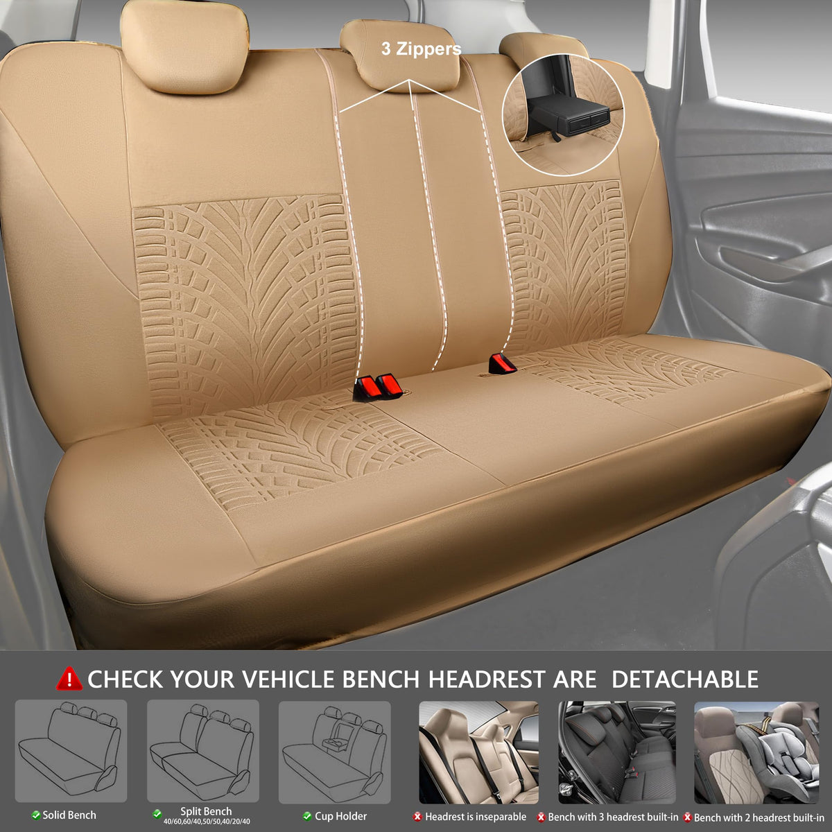 CAR PASS seat cover with pet on seat demonstrating easy cleaning and durability