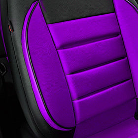 CAR PASS seat cover size comparison with hand illustrating fit and scale on real seat