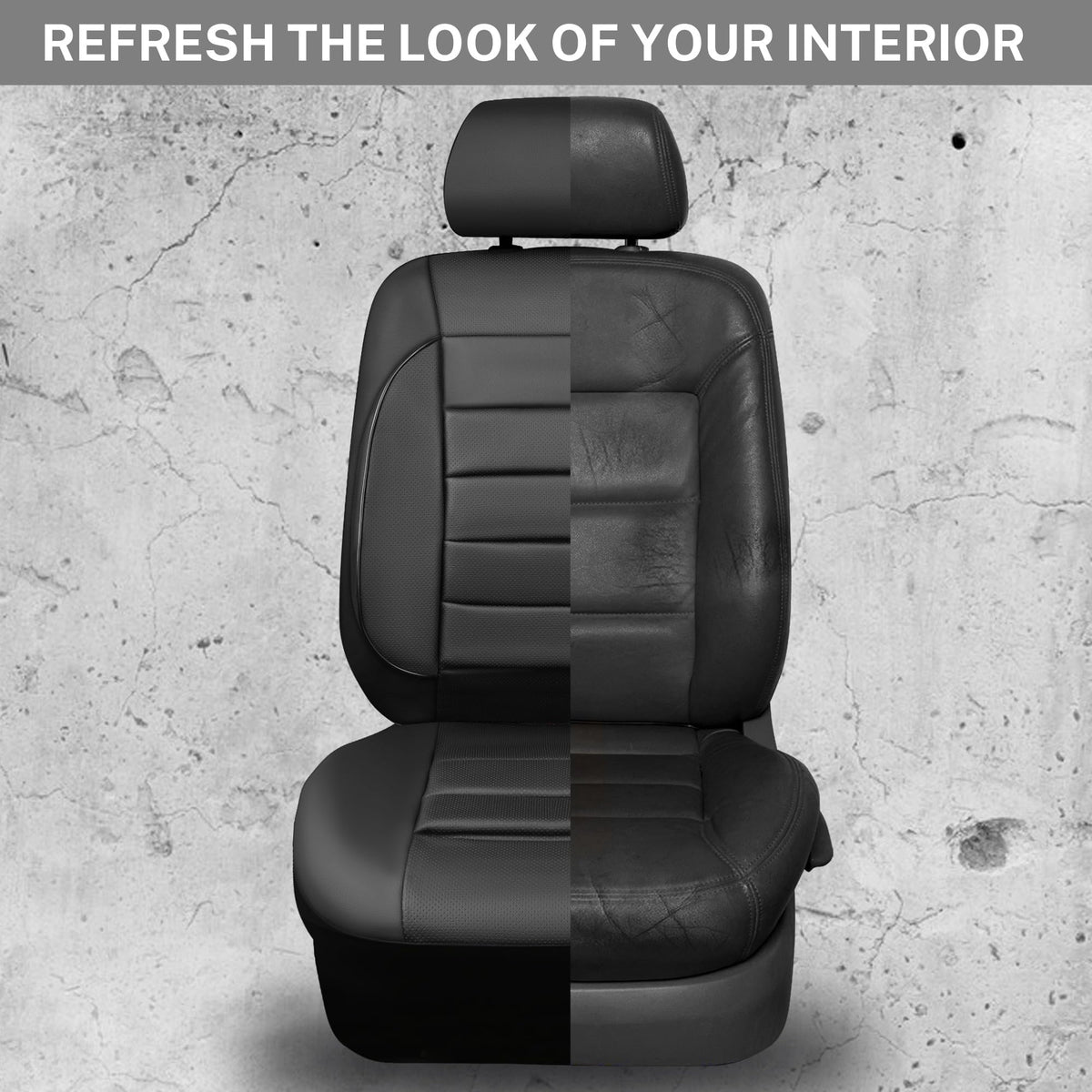 CAR PASS seat wipe-clean demo showcasing easy maintenance benefit