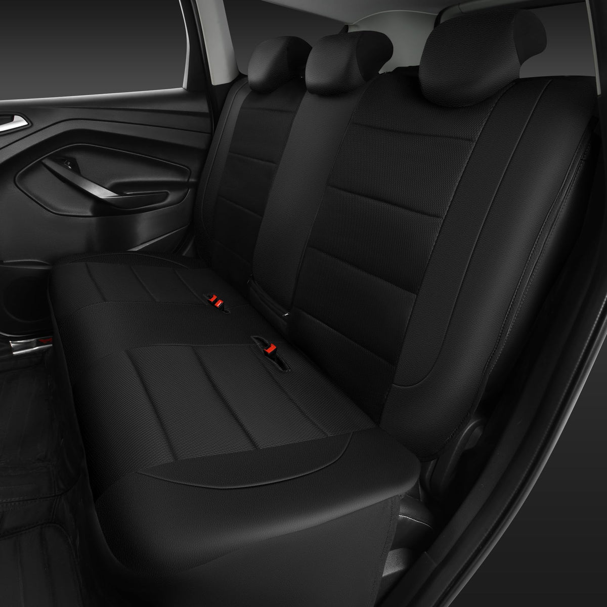 CAR PASS seatbelt and airbag access detail showing functional safety compatibility