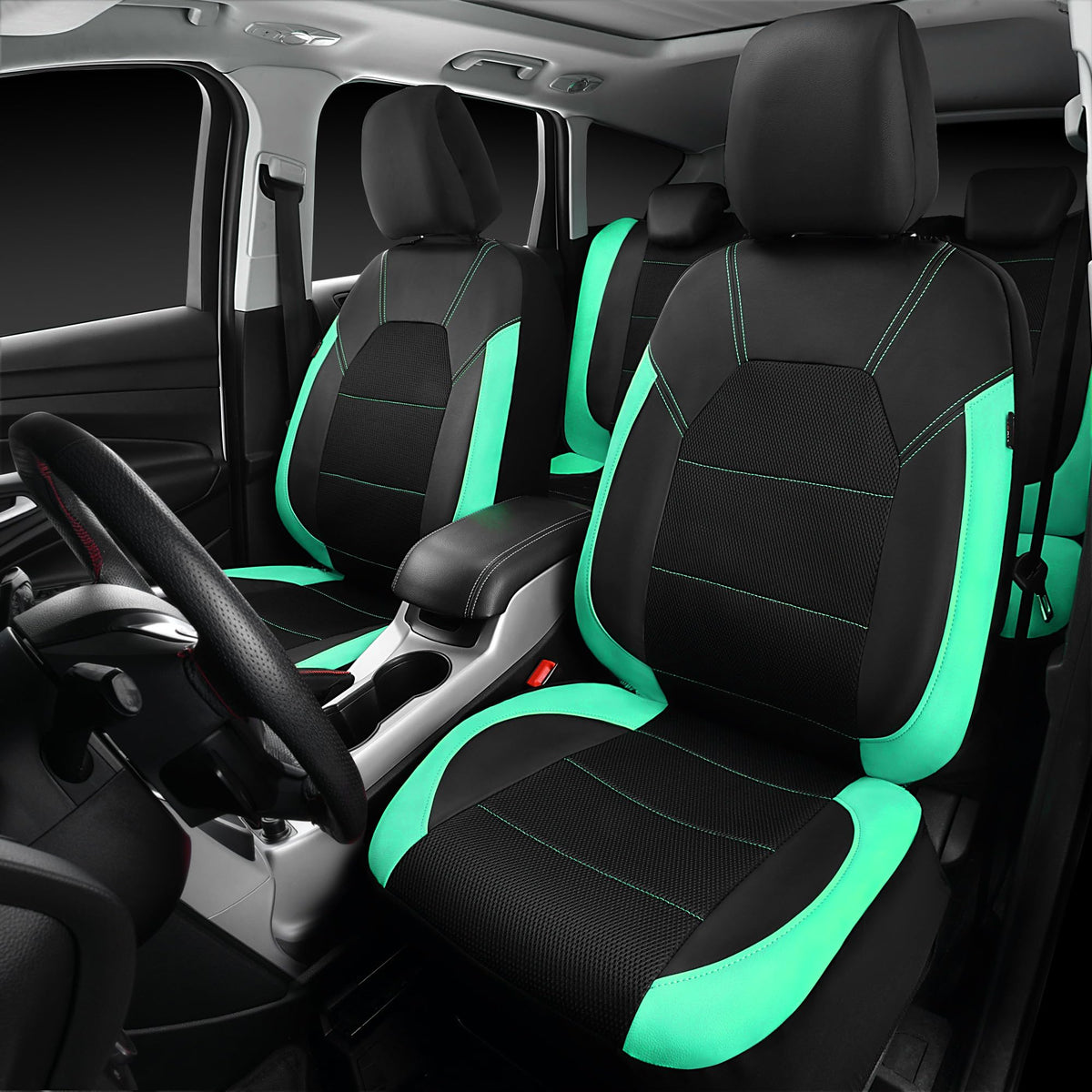 CAR PASS seatbelt and airbag slot showing compatibility and safe design