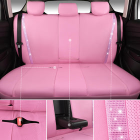 CAR PASS side airbag seam detail showing safety-compatible design