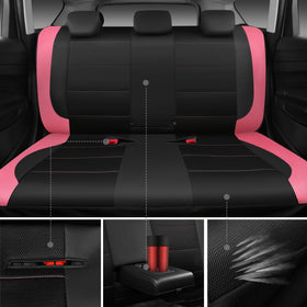 CAR PASS airbag seam detail demonstrating patented compatibility and safety preservation
