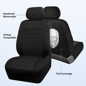 CAR PASS detailed seam designed to allow side airbag deployment for safety
