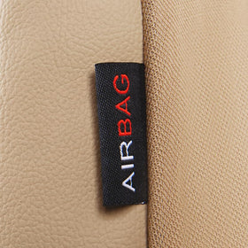 CAR PASS side seam area illustrating airbag-compatible deployment design