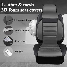 CAR PASS stitched seam detail allowing airbag deployment for added safety