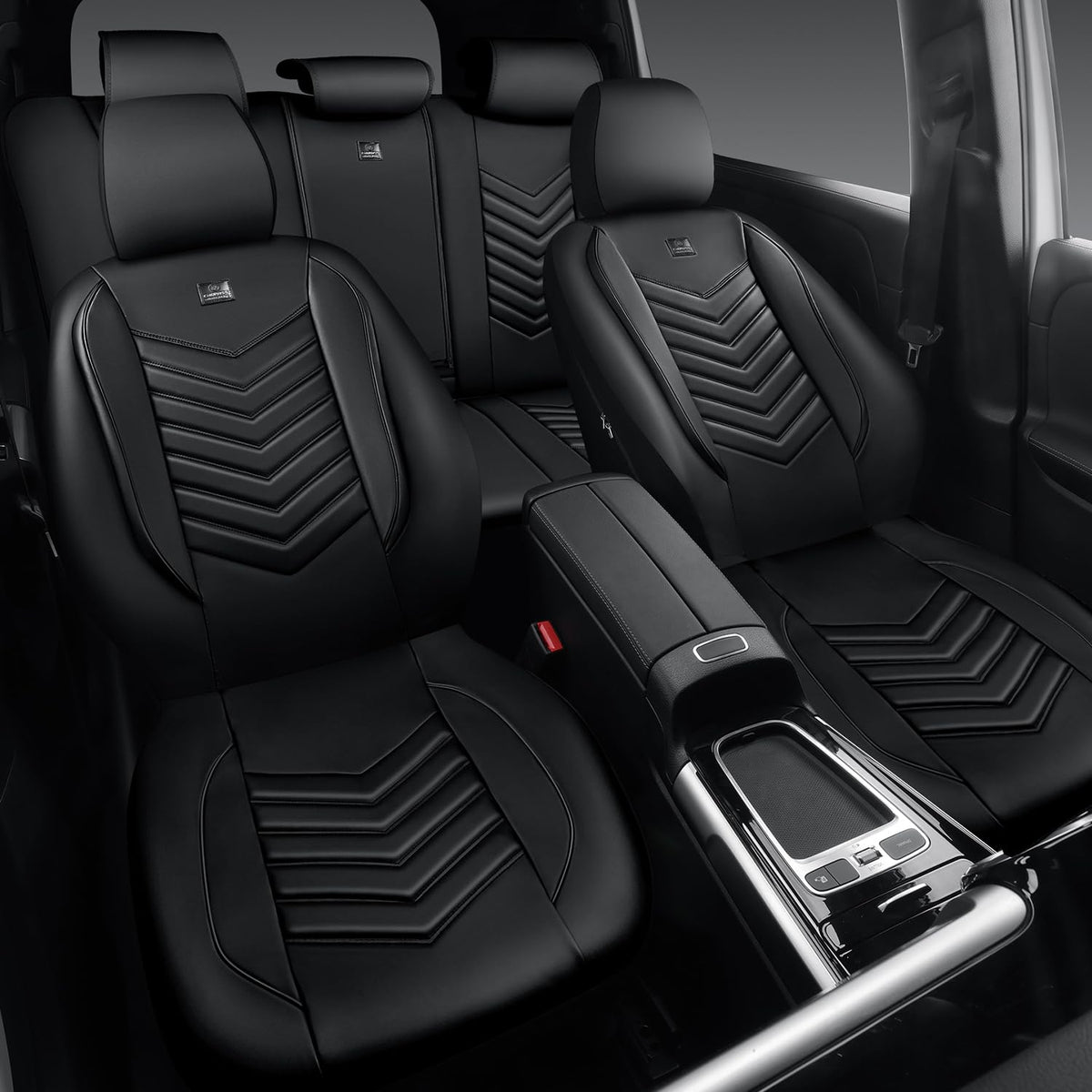 CAR PASS stitched airbag-release zone designed to allow safe deployment