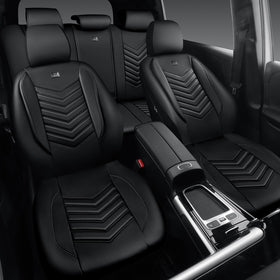 CAR PASS stitched airbag-release zone designed to allow safe deployment