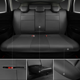 CAR PASS airbag stitching closeup demonstrating safety-compatible design