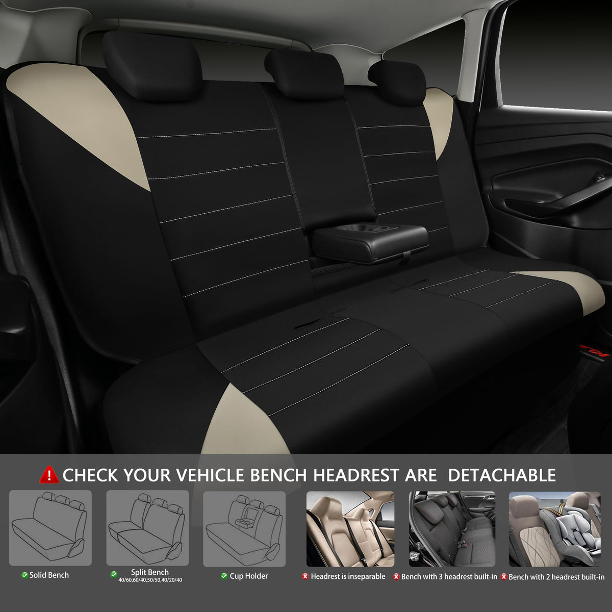 CAR PASS side airbag stitching detail ensuring safe deployment