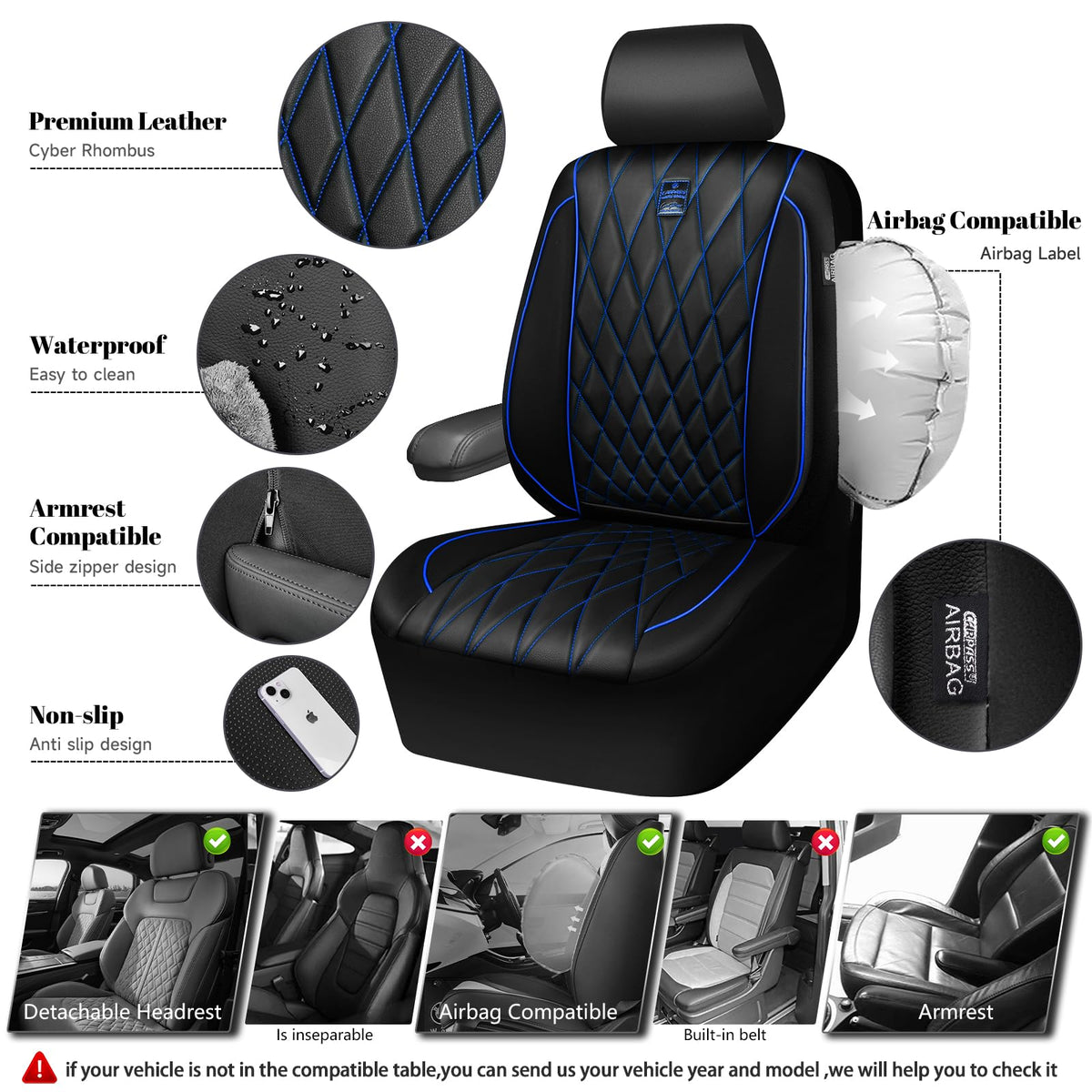 CAR PASS side profile on armrest seat showing snug fit and stability benefit