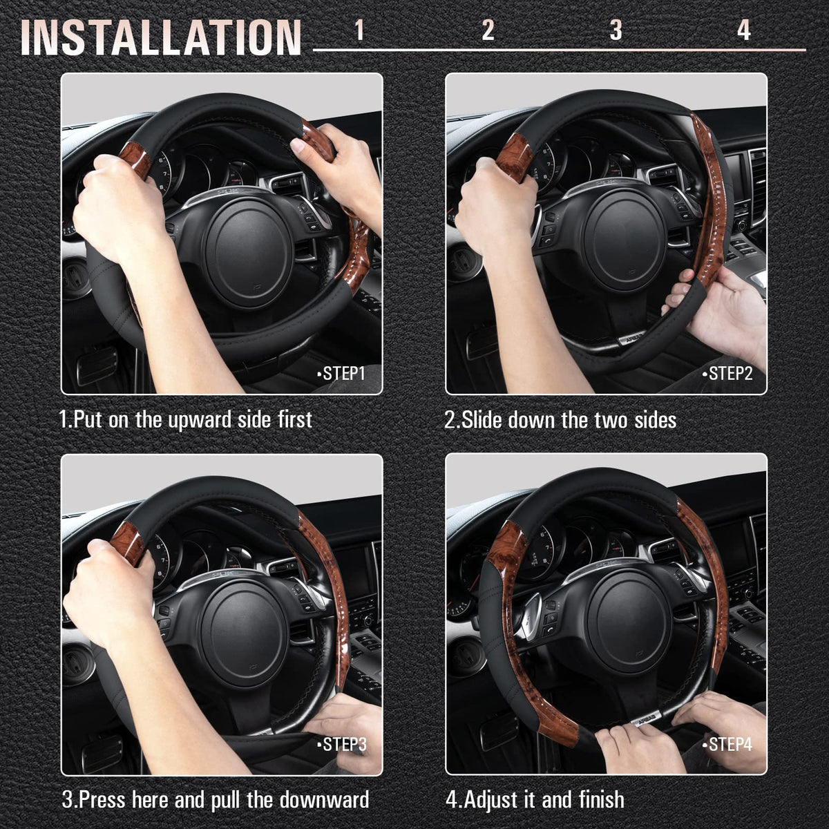 CAR PASS side profile highlighting padded sides, adds comfort on long drives