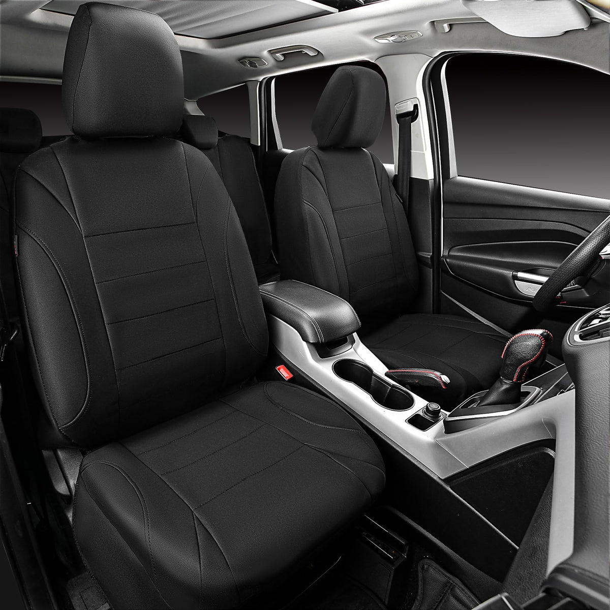 CAR PASS side seam detail demonstrating airbag-compatible stitching safety
