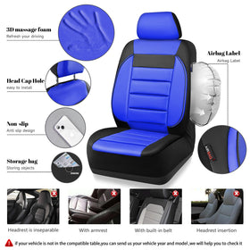 CAR PASS side stitching for airbag compatibility ensuring safety preservation