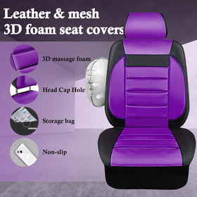 CAR PASS visible side stitching designed for airbag compatibility and safe deployment