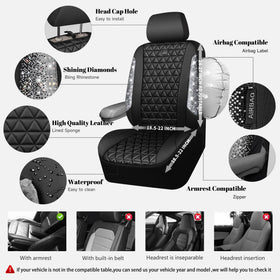 CAR PASS side view of installed front seat showing fit and comfort