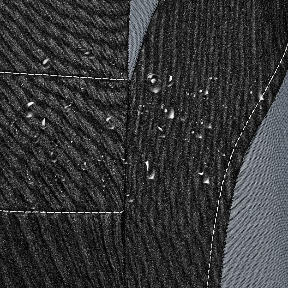 CAR PASS size comparison on a car seat showing scale and full-set coverage fit