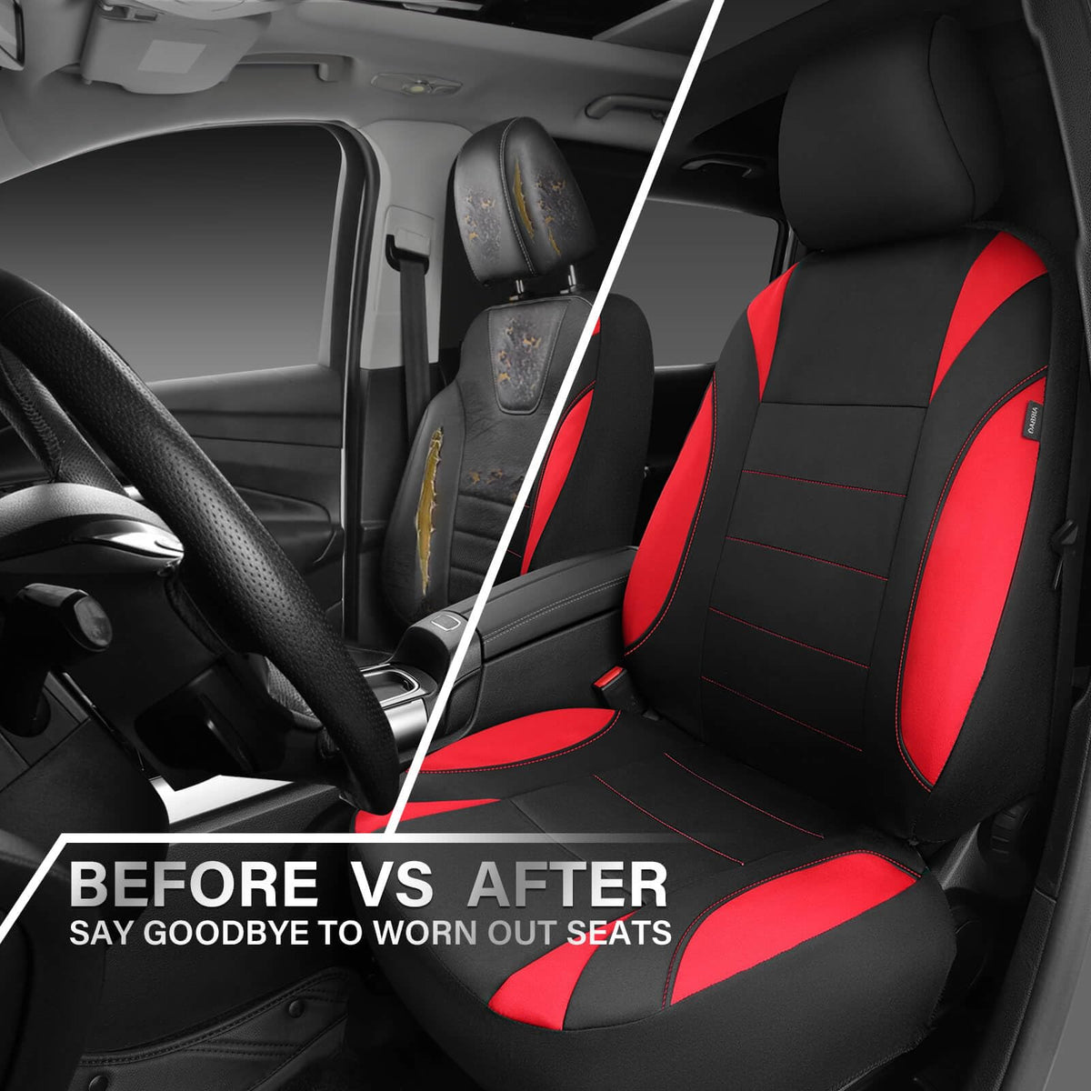 CAR PASS cover on sedan seat showing scale and universal fit