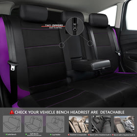 CAR PASS size comparison showing universal fit across vehicle seats