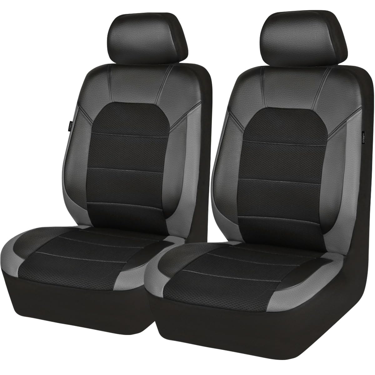 CAR PASS seat cover beside ruler for scale and universal-fit illustration