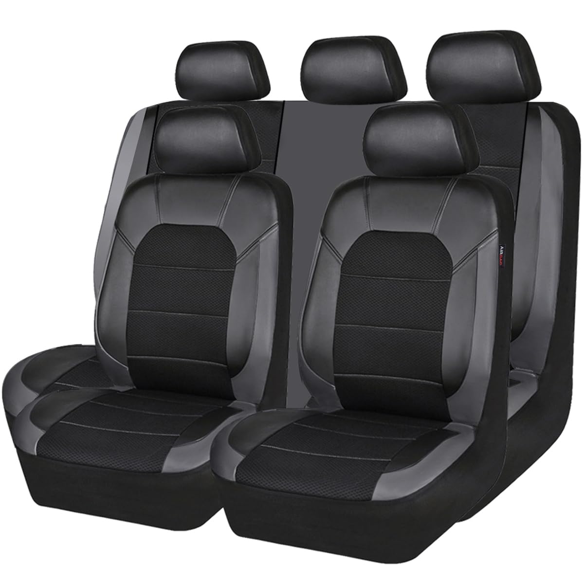CAR PASS size scale comparison showing universal fit across seat types