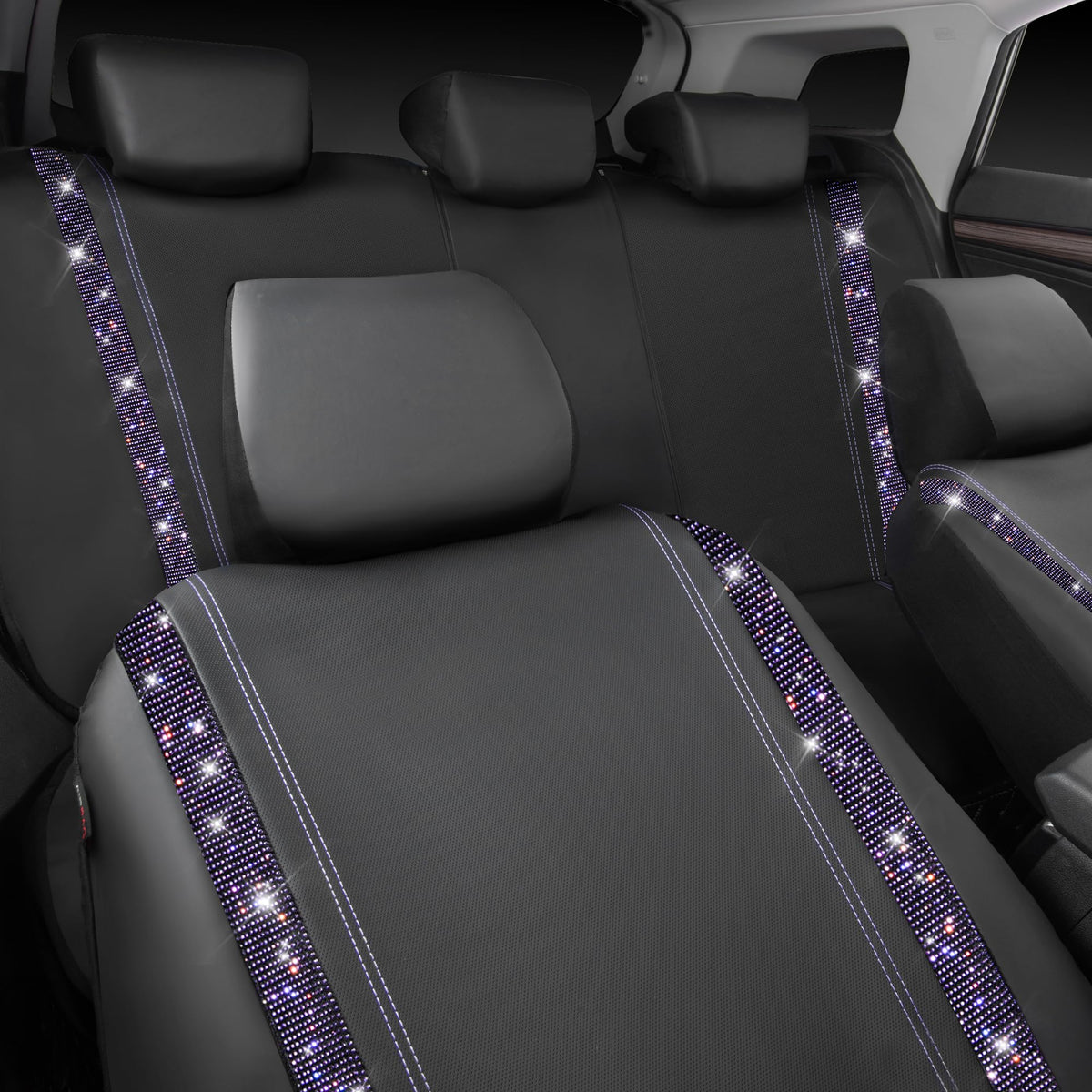 CAR PASS scale comparison showing seat cover fit relative to car seat size