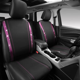 CAR PASS scale comparison with soda can showing seat cover size and fit