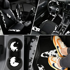 CAR PASS steering wheel cover close-up offering improved grip